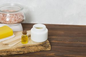 Ingredientes del exfoliante facial con aceite de oliva