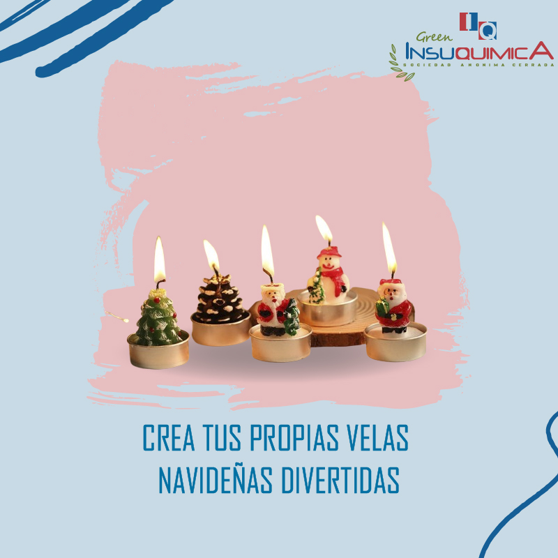 elaborar velas navideñas fáciles y divertidas